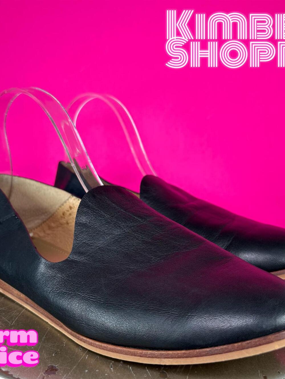 Dolce Vita Azur Soft Black Leather Loafer US 9.5 UK 7